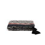 Load image into Gallery viewer, Bodhi Lightweight Cotton Scarf - Black, Mosaic Print: One-size
