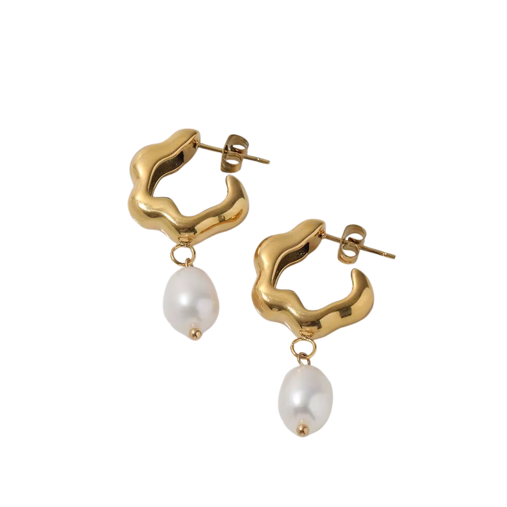 Maris Pearl Statement Earrings
