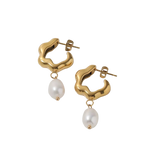 Load image into Gallery viewer, Maris Pearl Statement Earrings
