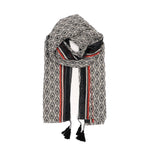Load image into Gallery viewer, Bodhi Lightweight Cotton Scarf - Black, Mosaic Print: One-size
