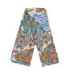 Load image into Gallery viewer, Gaia Lightweight Cotton Scarf - Blue/Multi, Mosaic Print: One-size
