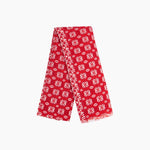 Load image into Gallery viewer, Marcie Lightweight Scarf - Red, Floral Mosaic: One-size
