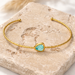 Load image into Gallery viewer, Aqua Glass Everyday Bangle - Pre Order
