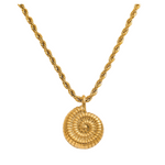 Load image into Gallery viewer, Ammonite Shell Necklace
