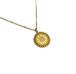 Load image into Gallery viewer, Sunburst Coin Necklace
