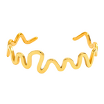 Load image into Gallery viewer, Wave Cuff Bracelet
