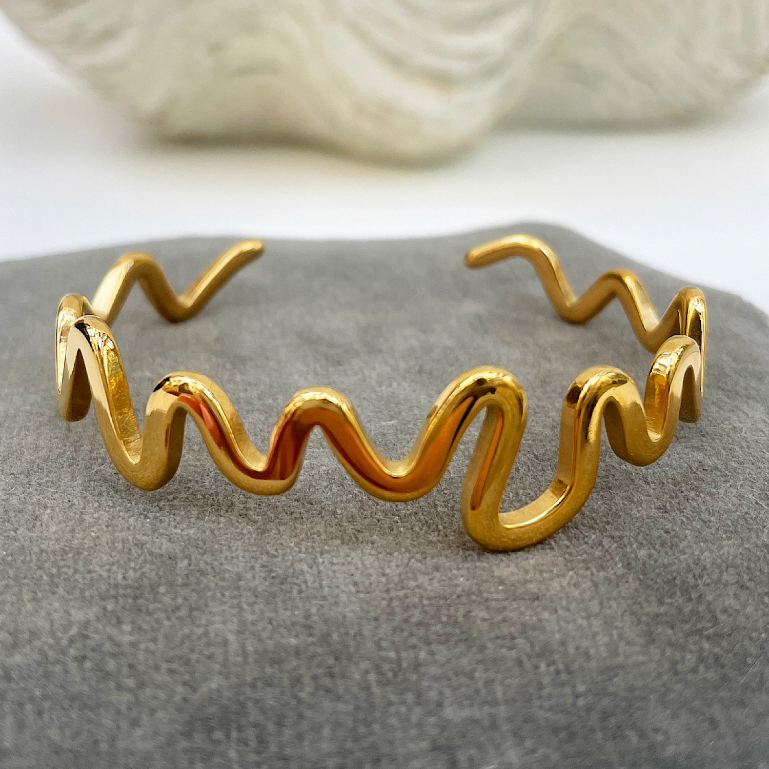 Wave Cuff Bracelet