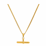 Load image into Gallery viewer, Gold T - Bar Toggle Pendant
