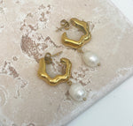 Load image into Gallery viewer, Maris Pearl Statement Earrings

