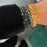 Load image into Gallery viewer, Wave Cuff Bracelet - Pre Order
