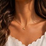 Load image into Gallery viewer, Gold Starfish Necklace

