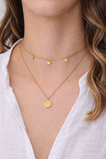 Load image into Gallery viewer, Aurora Coin Layer Necklace
