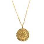 Load image into Gallery viewer, Sunburst Coin Necklace
