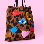 Load image into Gallery viewer, Leopard Icon Tote Bag: Non Personalised

