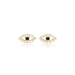 Load image into Gallery viewer, Ojo The Protector Eye Stud Earrings
